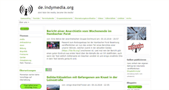 Desktop Screenshot of de.indymedia.org